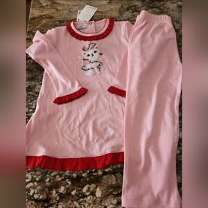 Pink and Red Kids Set with Unicorn Design